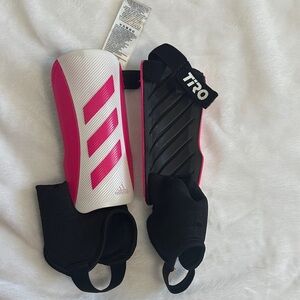 Adidas Trio Pink and Black Shin Guards